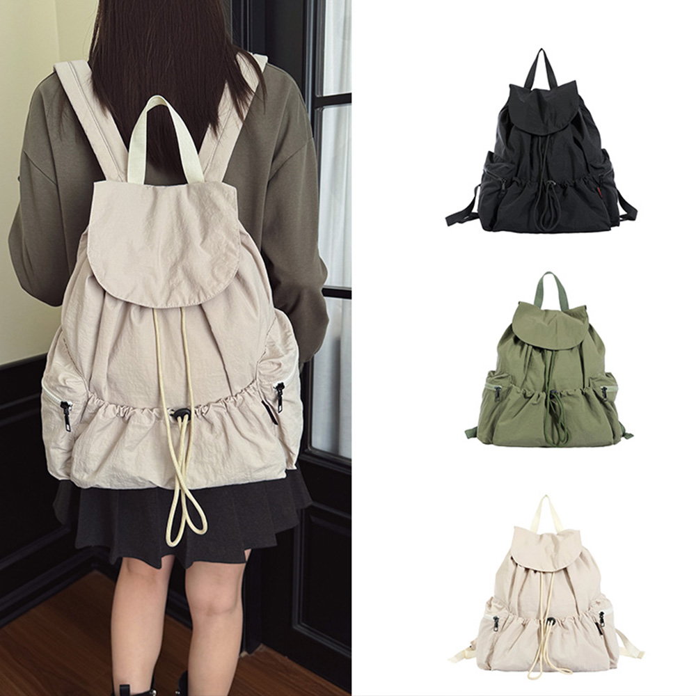 Plecak ze sznurkiem, wykonany  – Canvas Backpack Casual recenzja i cena