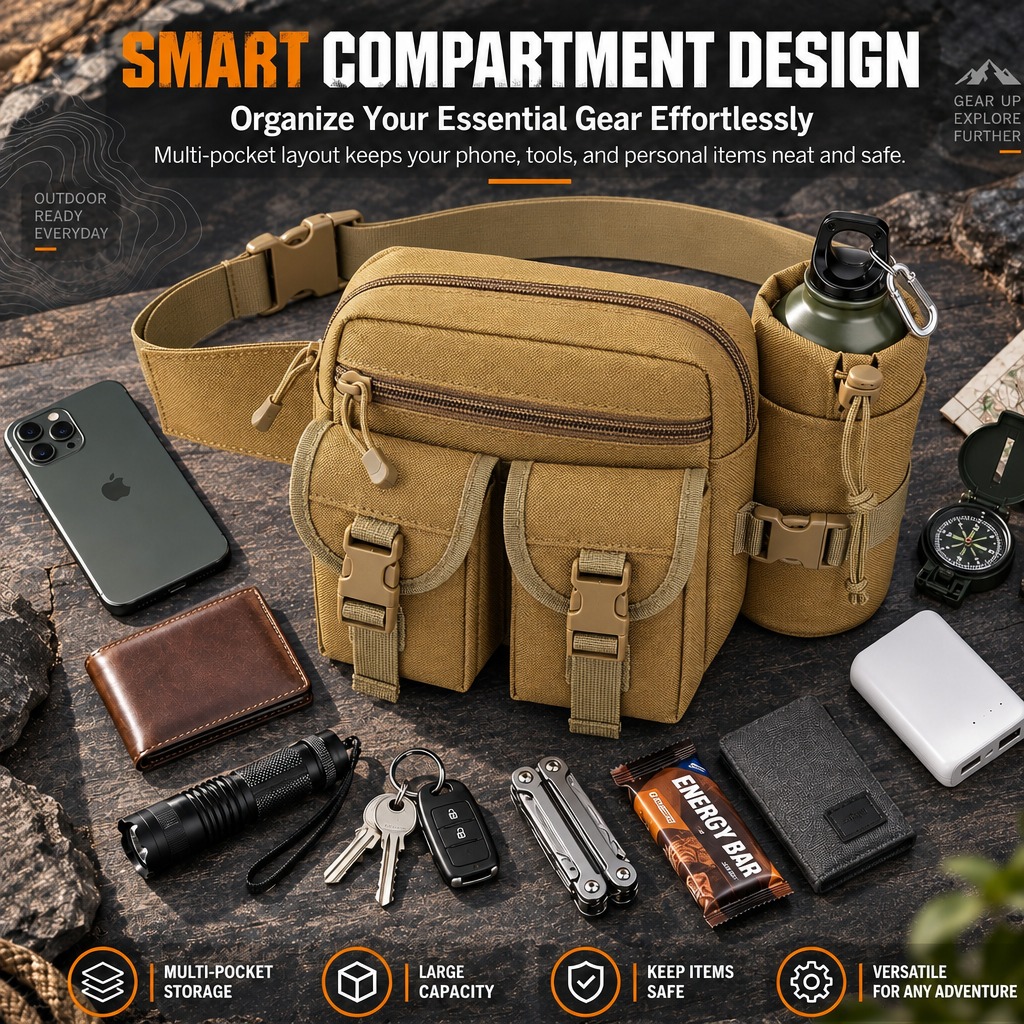 Wielofunkcyjna, taktyczna torb – Hiking Backpack Waterproof recenzja i cena